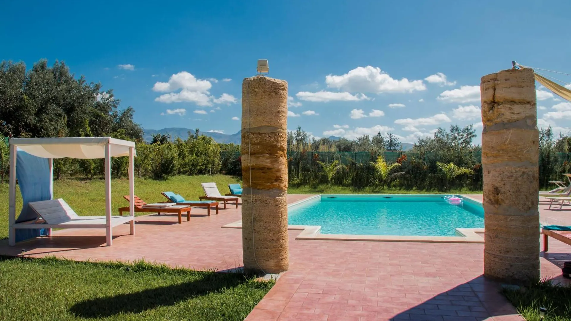 Villa Con Piscina Casale Di Gio Nel Golfo Di Castellammare Partinico